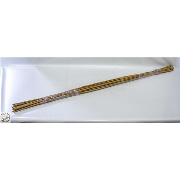 15 PER PKG 4’ BAMBOO PLANT STAKES