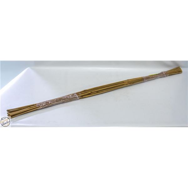 15 PER PKG 4’ BAMBOO PLANT STAKES