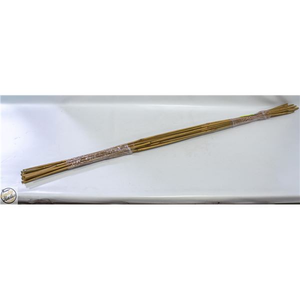 15 PER PKG 4’ BAMBOO PLANT STAKES