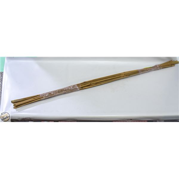 15 PER PKG 4’ BAMBOO PLANT STAKES