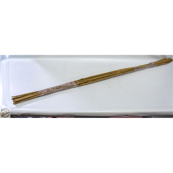 15 PER PKG 4’ BAMBOO PLANT STAKES