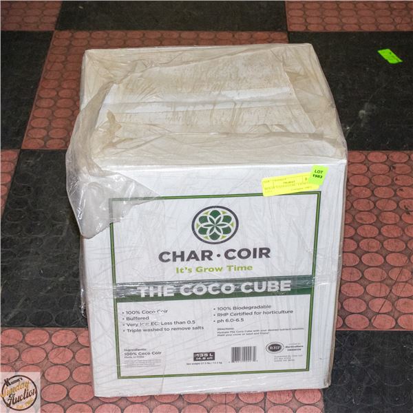 BOX OF 32 COCO CUBE / CHAR COIR 2.25 L