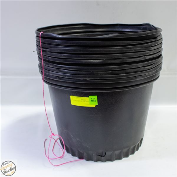NEW 10 @ 5 GALLON NURSERY POT