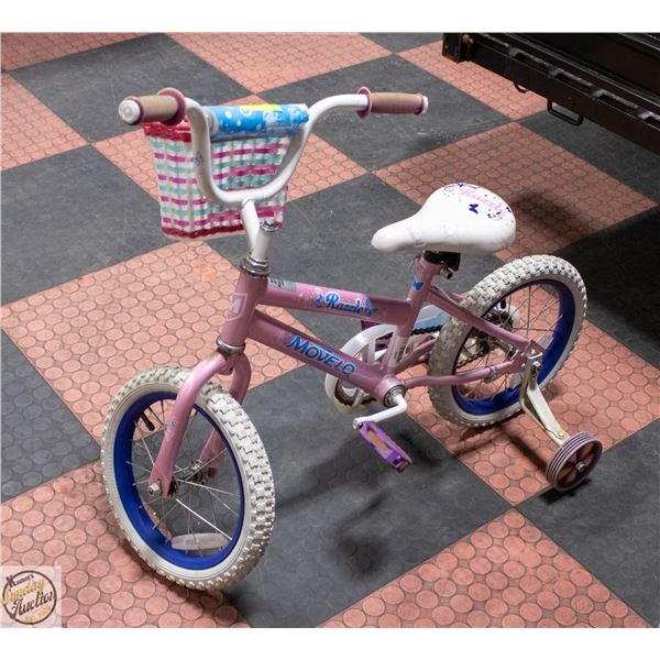 MOVELO 14" BIKE WITH TRAINING WHEELS