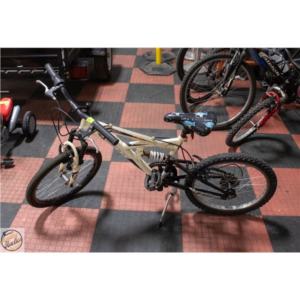 HUFFY 20" 6 SPEED DUAL SUSPENSION BIKE