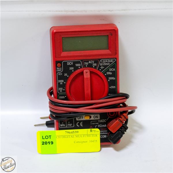 CAN-TECH DIGITAL MULTI METER