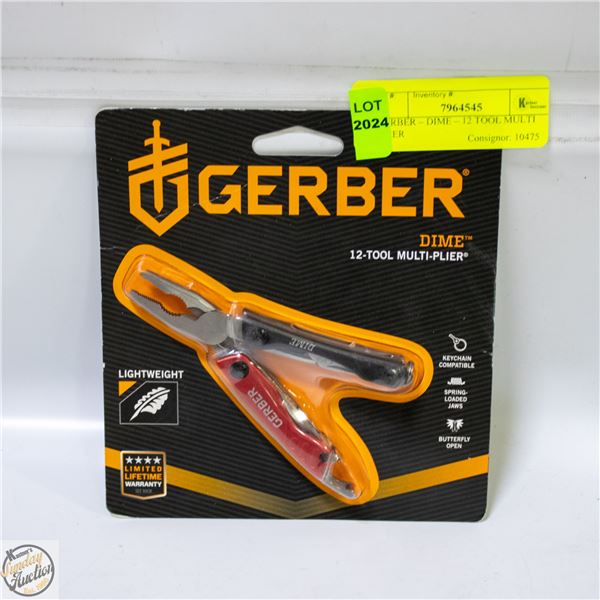 GERBER – DIME – 12 TOOL MULTI PLIER