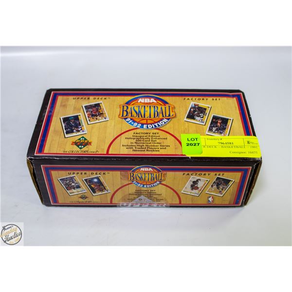 UPPER DECK – BASKETBALL – 1991