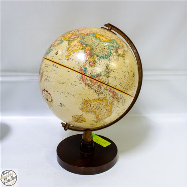 REPOGLE NINE INCH VINTAGE GLOBE