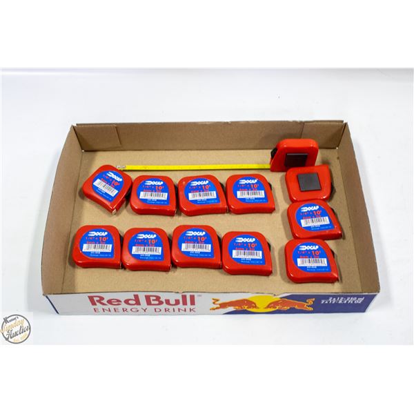 12 X MAGNETIC MEASURING TAPES