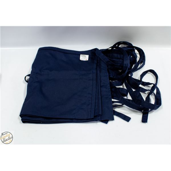 6 X NAVY CHEF WEAR APRONS
