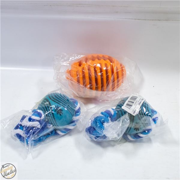 3 X DOG TOYS
