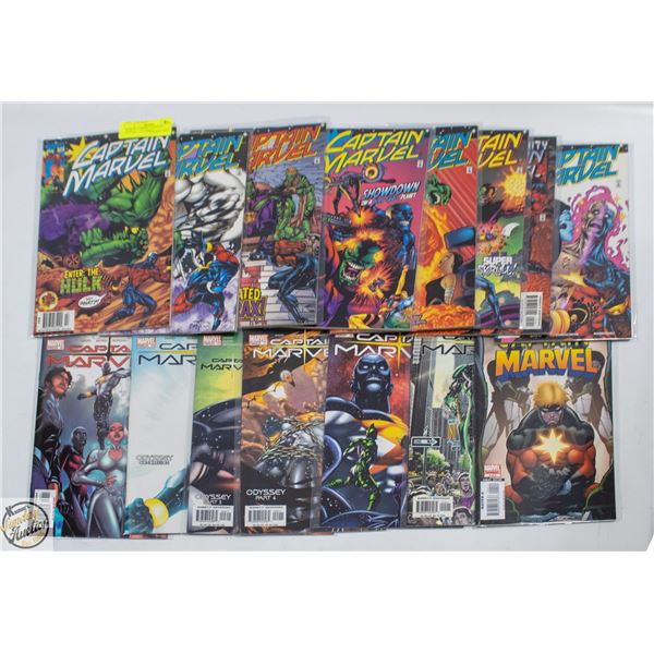 MARVEL COMICS – CAPTAIN MARVEL – 15 COMICS