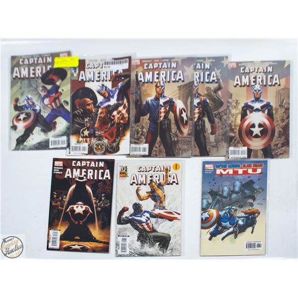 MARVEL COMICS – CAPTAIN AMERICA – 8 COMICS