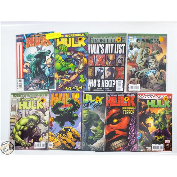 MARVEL COMICS HULK VARIOUS 9 COMICS