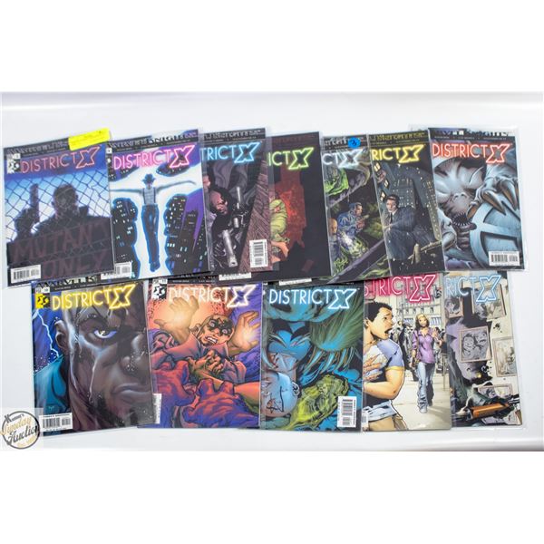 MARVEL COMICS – DISTRICT X - #3 THRU #14