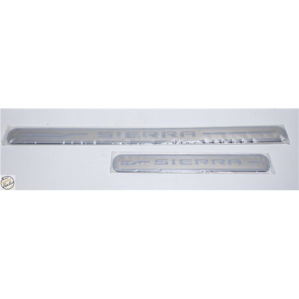 SET OF 4 SIERRA CREW CAB UNDER DOOR EMBLEMS