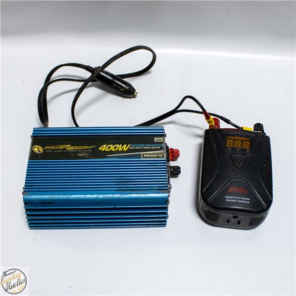 2 POWER INVERTERS (UNTESTED)