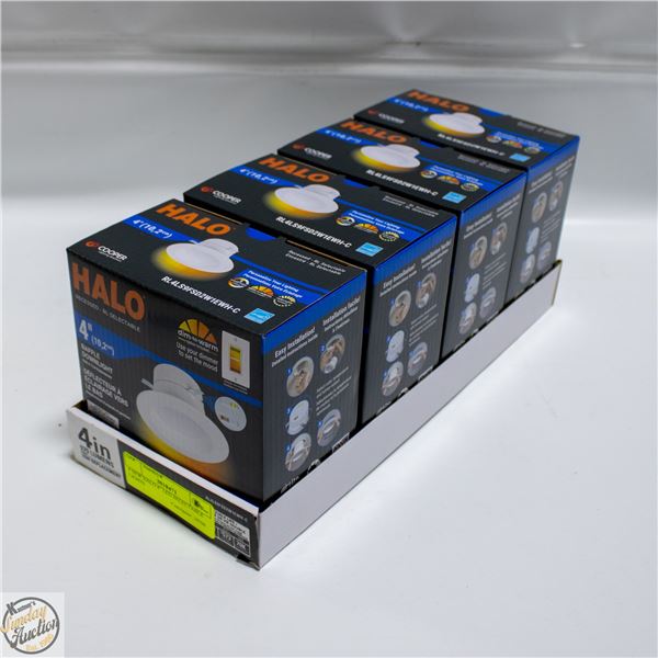 4 NEW HALO 4” LED SELECTABLE LIGHTS