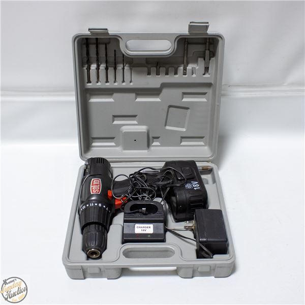 DRILL WITH CHARGER AND BATTERY