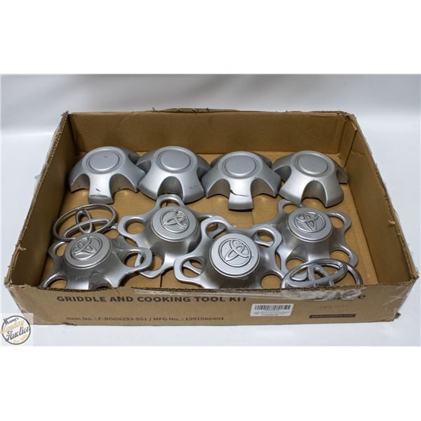 2 SETS OF 4 CENTER CAPS FOR RAV4