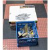Image 1 : TILE SAW & BIN OF TROWELS
