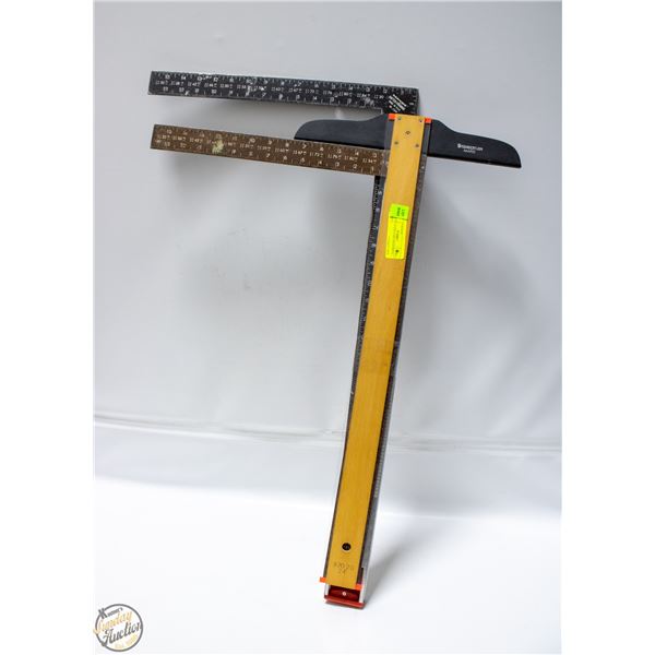 LOT OF LEVELS AND MEASURING TOOLS