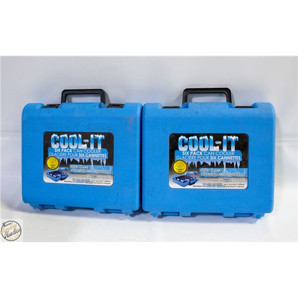 TWO 6 CAN COOLER PACKS