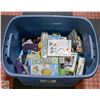 Image 1 : TOTE OF VARIOUS ELECTRICAL, CASES+UNUSED ITEMS