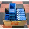 Image 1 : BOX OF 25 BLUE PART BINS
