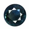 1.63ct Elegant Bluish Green Sapphire Round Facet Africa (GEM-18300)