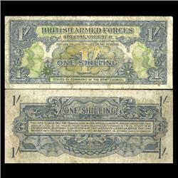 1946 1 Shilling Military Note SCARCE (CUR-06055)