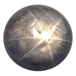 7.81ct Oval Cabochon Smoky Star Sapphire (GEM-13022)