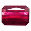 Image 1 : 2.74ct Top Blood Red Ruby Emerald Cut Natural  (GEM-20096)