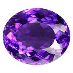 53.59ct Purple Oval Cut Amethyst Uruguay (GEM-22527)