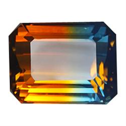 31.25ct Classic Emerald Bi-Color Citrine Appraisal Estimate $1025 (GEM-14528)