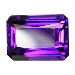 28.10ct AAA Purple Emerald Cut Amethyst (GEM-22544)
