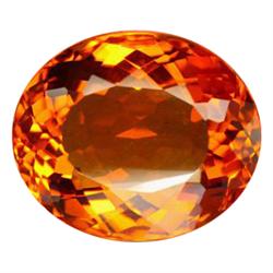 55.85ct AAA Madeira Orange Oval Cut Citrine (GEM-22541)