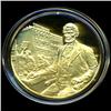 .75oz Franklin Mint PR70 DCAM 24k plated Sterling Silver Round History of the American Presidency A.