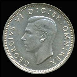 1944 British Silver Six Pence MS63+ (COI-6793)