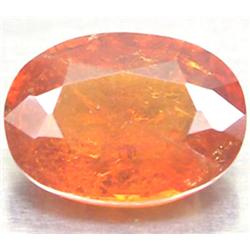 1.12ct Fire Orange Spessartine Garnet Oval Facet (GEM-0113)