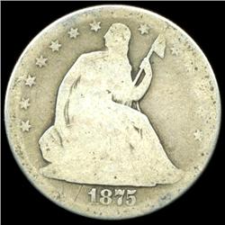 1875S Seated Half Circulated (COI-5832)