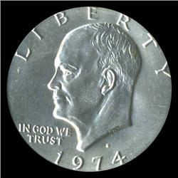 1974S Silver IKE Dollar Coin Uncirculated   (COI-4735)