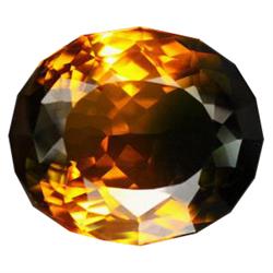 81.15ct Oval Cut Top Green & Yellow Citrine AAA (GEM-22528)