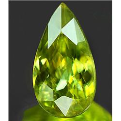 1.18ct. RARE Natural Intense Green Titanium Sphene Red Spark VVS  (GEM-3153)