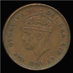 1944 Canada Newfoundland 1c Hi Grade SCARCE (COI-6779)