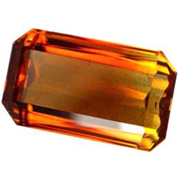 68.35ct Emerald Cut Top Bi Color Citrine AAA (GEM-22519)
