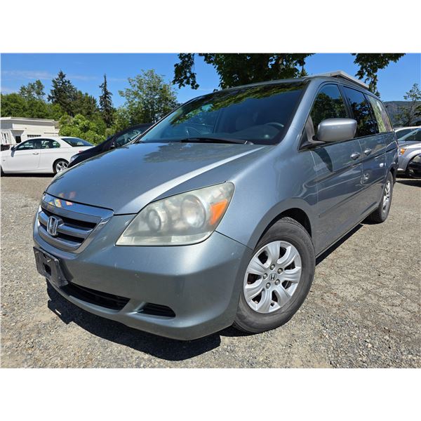 "NO RESERVE" - 2007 HONDA ODYSSEY BLUE 142984 MILES - D028789