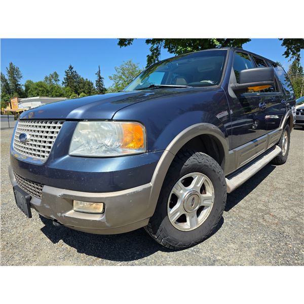 "NO RESERVE"  - 2004 FORD EXPEDITION BLUE 256550 KMS - DB63692