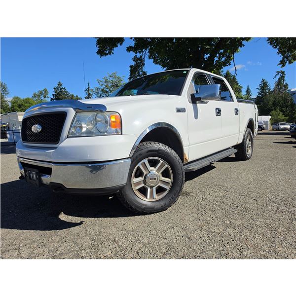 DUNCAN - 2006 FORD F-150 WHITE  340697 KMS - DB91468